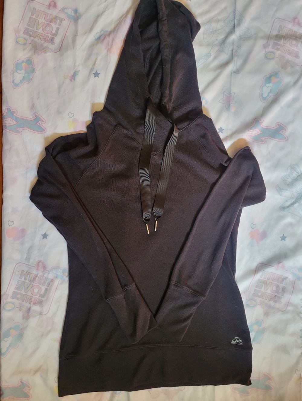 Eastern Mountain Sports EMS Black Pullover Hoodie Small